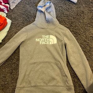 Grey North Face Hoodie